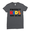 protect kids not guns Ladies Fitted T-Shirt
