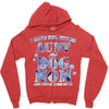 i have two tıtles aunt and dogmom an i rock them both flowers Zipper Hoodie