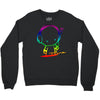 colorful music man Crewneck Sweatshirt