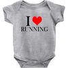 i love running Baby Bodysuit