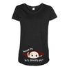 Excuse Me is it January yet? Baby Boy Maternity Scoop Neck T-shirt