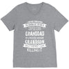 Super Cool Granddad Of A Freaking Awesome Grandson V-Neck Tee