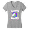 feeling stabby Women's V-Neck T-Shirt