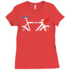 tour de france 2016 bike cycling Ladies Fitted T-Shirt