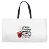it's a christmas movies and hot chocolate kind of day Weekender Totes