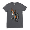 deathstroke marron Ladies Fitted T-Shirt