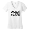 nerd is the word Women's V-Neck T-Shirt