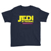 Jedi Master - Jedi in Training Family Matching Youth Tee