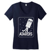 atardis doctor who Women's V-Neck T-Shirt