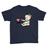 Cute Baby Painter's Dad Love Youth Tee