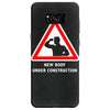 body under construction road sign Samsung Galaxy S8