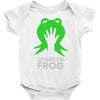 the green frog Baby Bodysuit