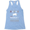 santa taurus christmas ugly t shirts Racerback Tank