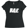 bae funny Women's Triblend Scoop T-shirt