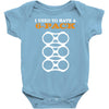men's i used to have a 6 pack funny beer gut Baby Bodysuit
