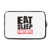 EAT SLEEP FORTNITE Laptop sleeve