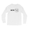 save the manual transmissions black (stick shift) Long Sleeve Shirts