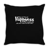 money can't buy you happyness, but hookers and coke don't make me sad Throw Pillow