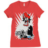 sad tee Ladies Fitted T-Shirt