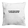 clients think i'm working web site Throw Pillow