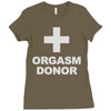 orgasm donor Ladies Fitted T-Shirt