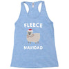 fleece navidad Racerback Tank