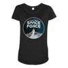 United States Space Force Maternity Scoop Neck T-shirt
