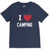 i love camping! V-Neck Tee