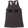 oh ok awesome Racerback Tank