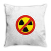 no nukes Throw Pillow