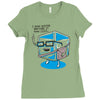 hipster ice cube Ladies Fitted T-Shirt