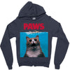 Jaws Parody Paws Zipper Hoodie
