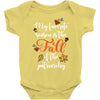 my favorite season is the fall of the patriarchy Baby Bodysuit
