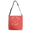 dont worry be happy Adjustable Strap Totes