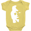 sax player lady face optical illusion Baby Onesie