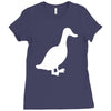 cool duck retro Ladies Fitted T-Shirt