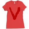 the new series visitors Ladies Fitted T-Shirt