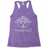 rude offensive racist Racerback Tank