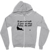 kitten kitty talk to your cat about catnip gifts for dad Zipper Hoodie