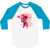 KISS ME PLEASE 3/4 Sleeve Shirt