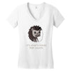 it's what's inside that counts Women's V-Neck T-Shirt