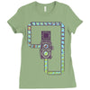 camera Ladies Fitted T-Shirt