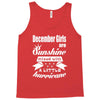 December Girls Are Sunshine Mixed With A Little Hurricane Tank Top