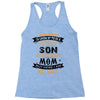 Super Cool Son Of A Freaking Awesome Mom Racerback Tank
