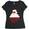 christmas party Women's Triblend Scoop T-shirt