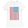 usa beer pong champ Ladies Fitted T-Shirt