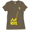 kite kitesurfen kiteboarden fun extremsport top Ladies Fitted T-Shirt