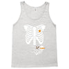 pregnant skeleton baby costume halloween maternity ninja ladies Tank Top