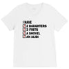 i have 2 daughter V-Neck Tee