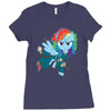 rainbow Ladies Fitted T-Shirt